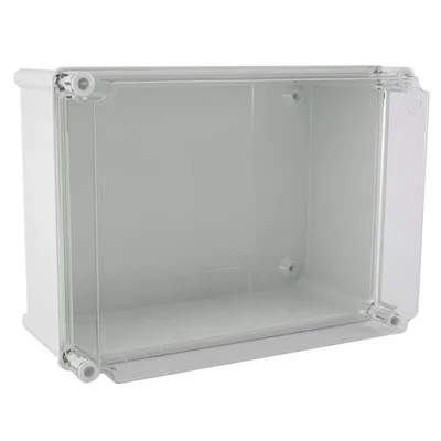 Safybox CA-43A GRP 360x270x205mm transparent raised lid IP66