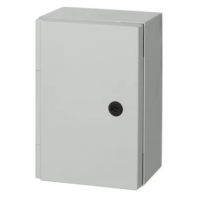 CAB P GRP 315x215x170mm IP65 IK07 hinged lockable door grey wall mount