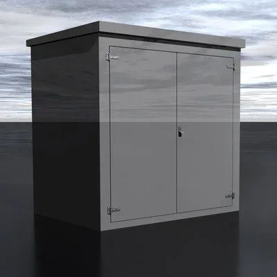 ET20 GRP Walk-In Kiosk 2000x2000x2000mm 12mm ply core full-size composite kiosk