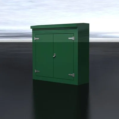 ET8 GRP Double Door Cabinet 1300x400x1250mm IP66