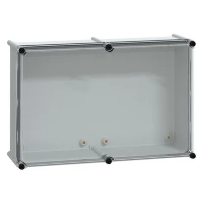 NSYPLSA3654G Thalassa PLSA GRP 360x540x275mm clear high lid IP66