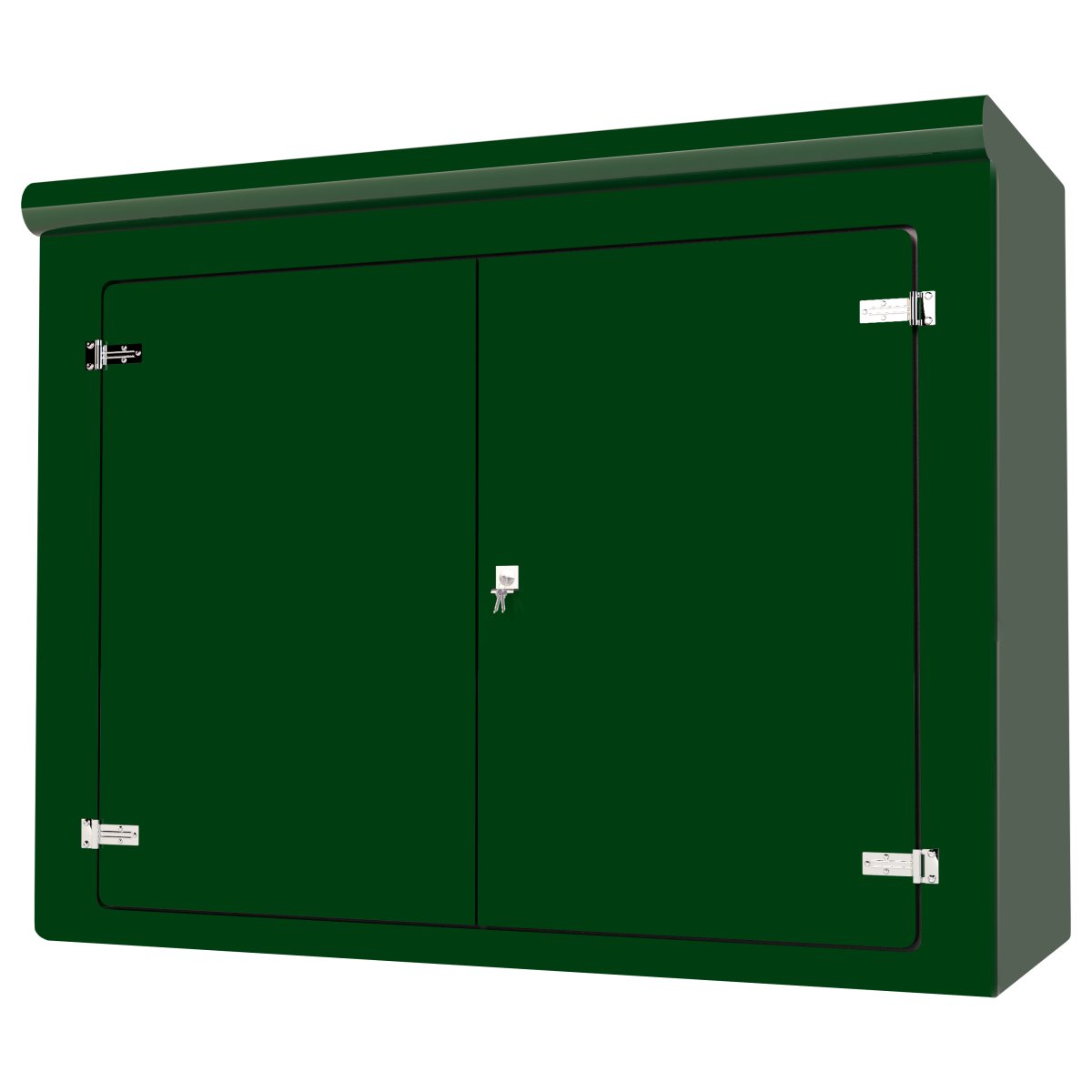 VR12 Green GRP Cabinet — 2000×800×1600mm — Front view