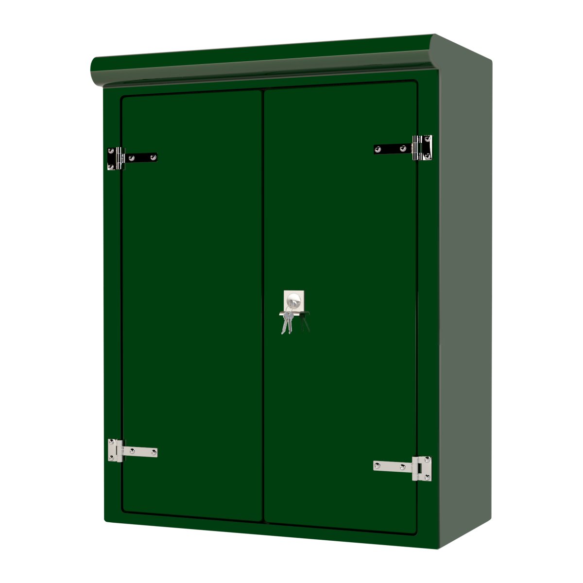 VR5 GRP Green Enclosure — 910×450×1225mm - closed view