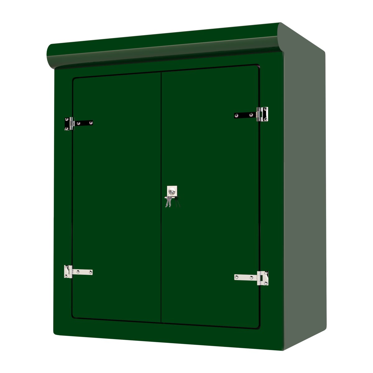 VR7 Green GRP Enclosure — 1095×680×1320mm - front view — gallery image